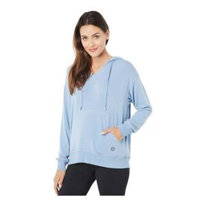 Michael Kors Women Cozy Sweatshirt Chambray‎ Light Blue Size Medium
